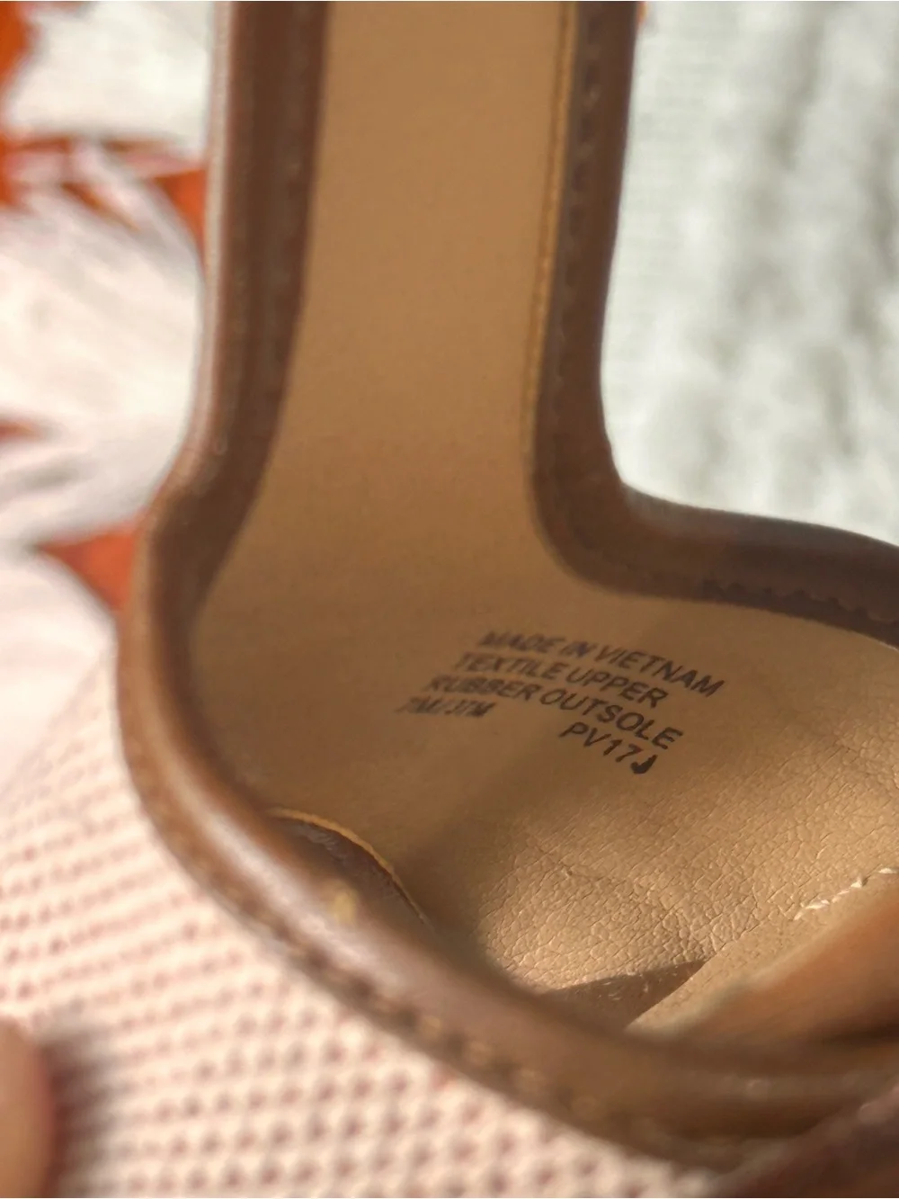 Michael Kors Gillian Wedge Euro Summer Sandals with Cream and Brown Leather Trim